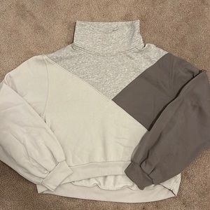 A&F // Colorblock Turtleneck Sweater